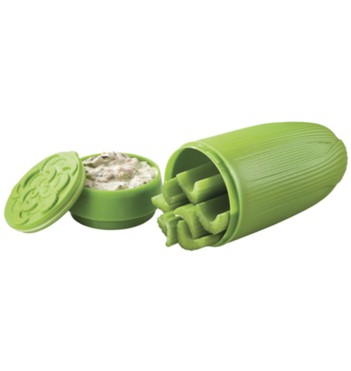 Hutzler Carrot & Dip To-Go Lunch Snack Storage Container