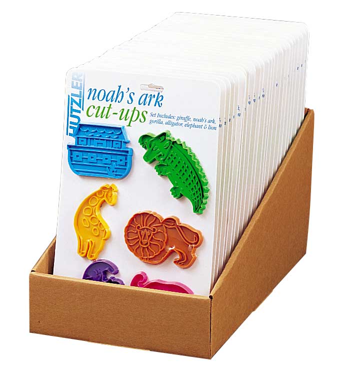 Noahs Ark Cookie Cutters Counter Display