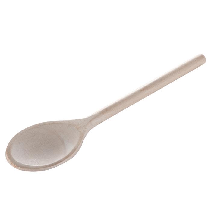 Waxed Wooden Spoon - 10