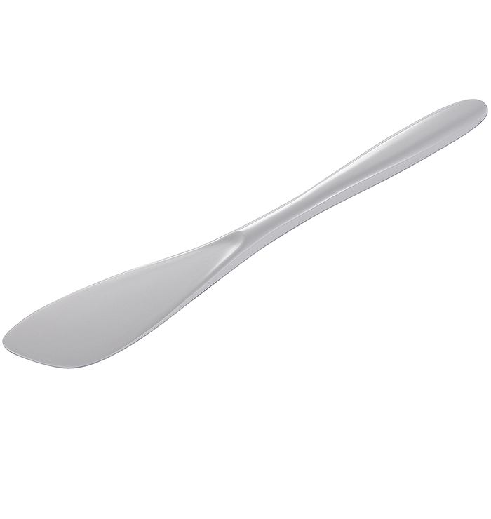 Hutzler Melamine Mini Utensils, Small/7.5,White, Set of 6