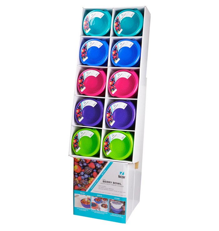 3-in-1 Berry Bowl Floor Display 