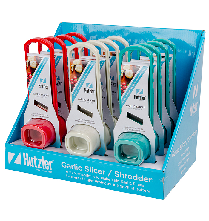 Garlic Slicer / Shredder Counter Display :: Hutzler Manufacturing