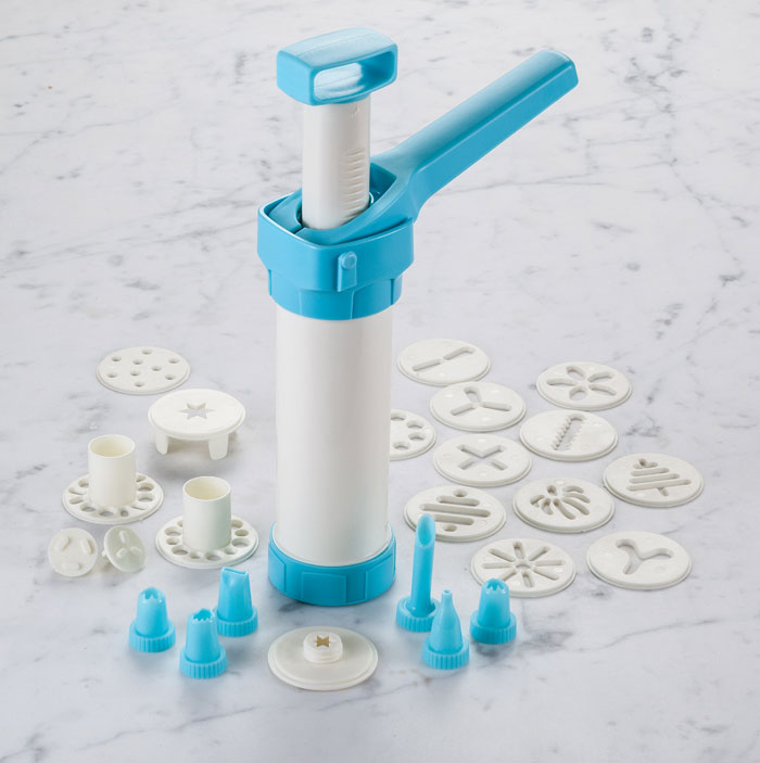 Easy Action Cookie Press and Food Decorator Set