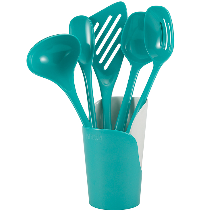 6pc Utensil Holder Set, Fresh Lemons