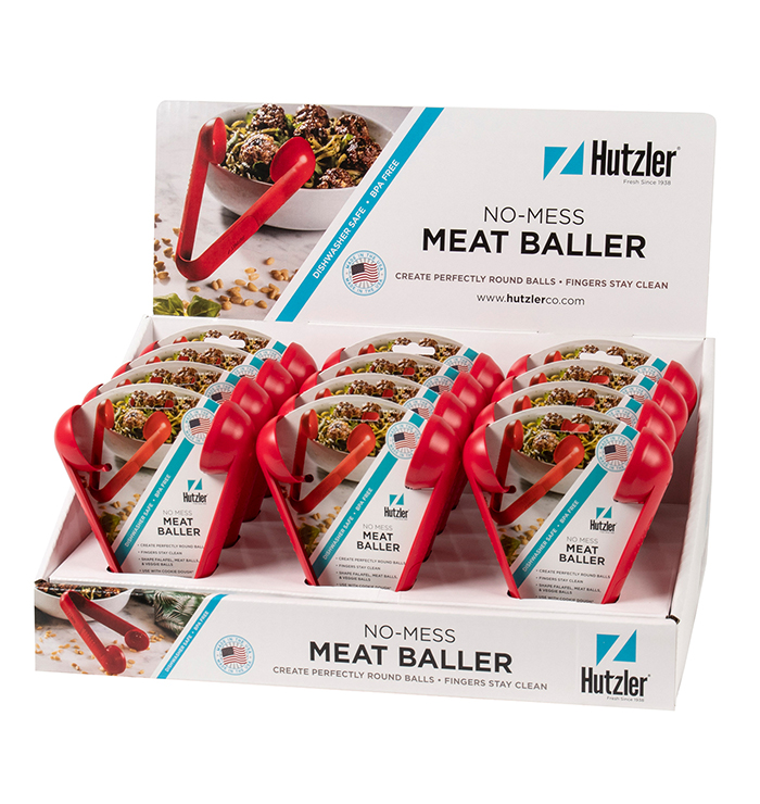 No-Mess Meat Baller Counter Display