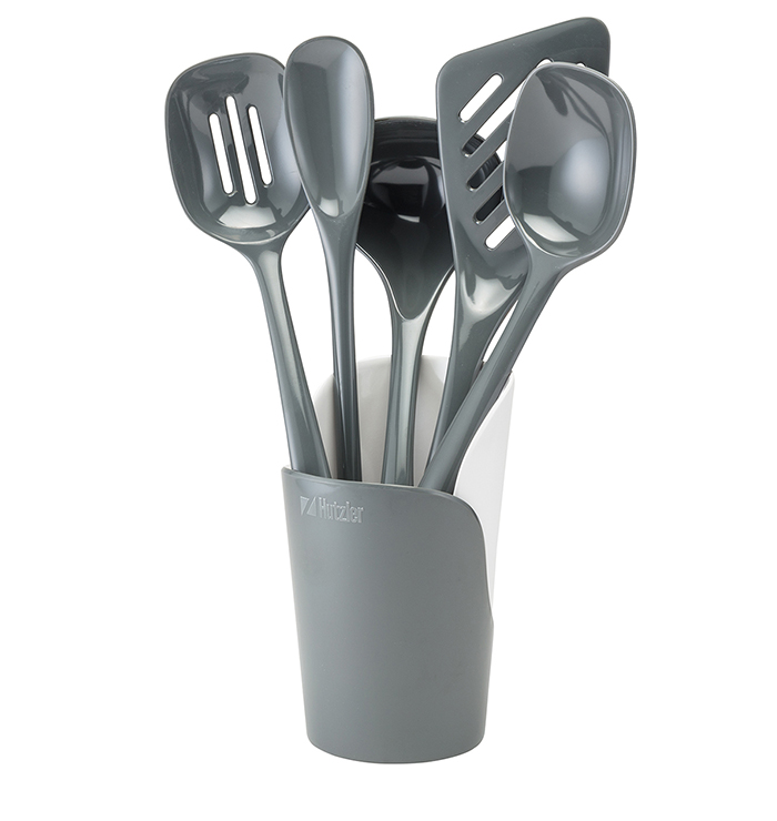 6pc Utensil Set, Red